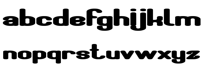 Fun Raiser Bold Font LOWERCASE