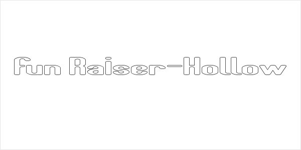 Fun Raiser-Hollow Logo