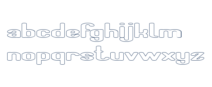 Fun Raiser-Hollow Lowercase