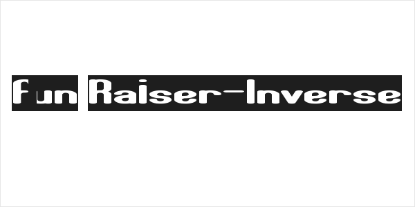 Fun Raiser-Inverse Logo