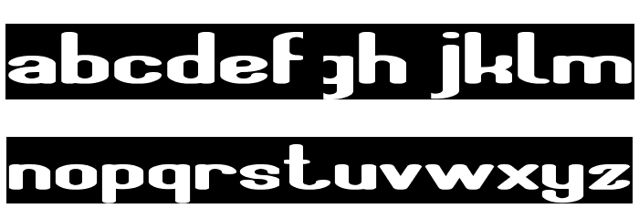 Fun Raiser-Inverse Font LOWERCASE