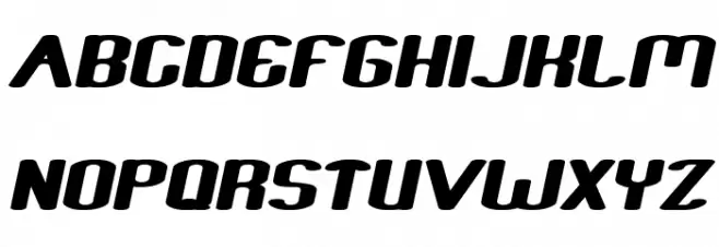 Fun Raiser Italic फ़ॉन्ट अपरकेस