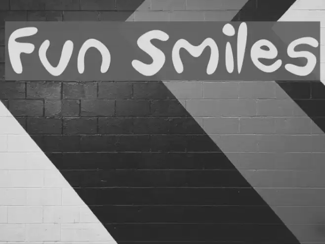Fun Smiles Font examples