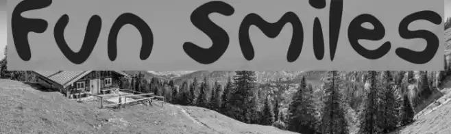 Fun Smiles Font examples