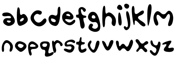 Fun Smiles Font LOWERCASE