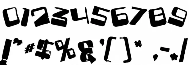 Fun Sweet Font OTHER CHARS