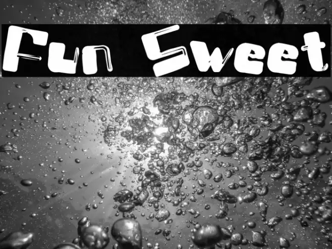 Fun Sweet Font examples
