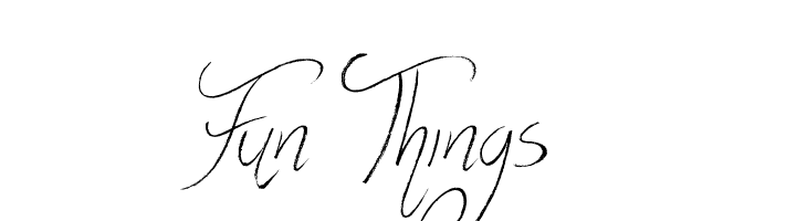 Fun Things Font