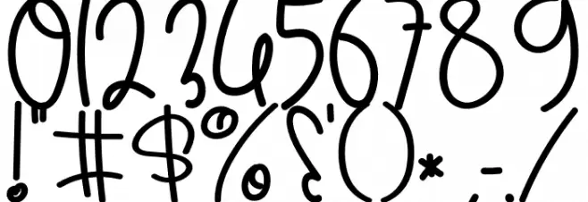 Fun With Me Font OTHER CHARS