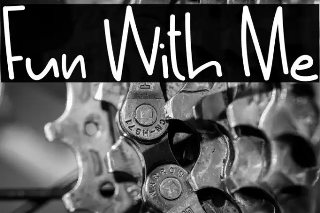 Fun With Me Font examples