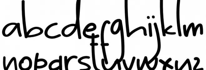 Fun With Me Caratteri MINUSCOLO