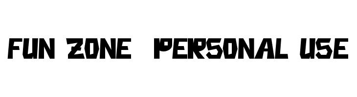 Fun Zone - Personal Use  Frei Schriftart Herunterladen