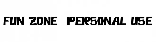 Fun Zone - Personal Use  Frei Schriftart Herunterladen