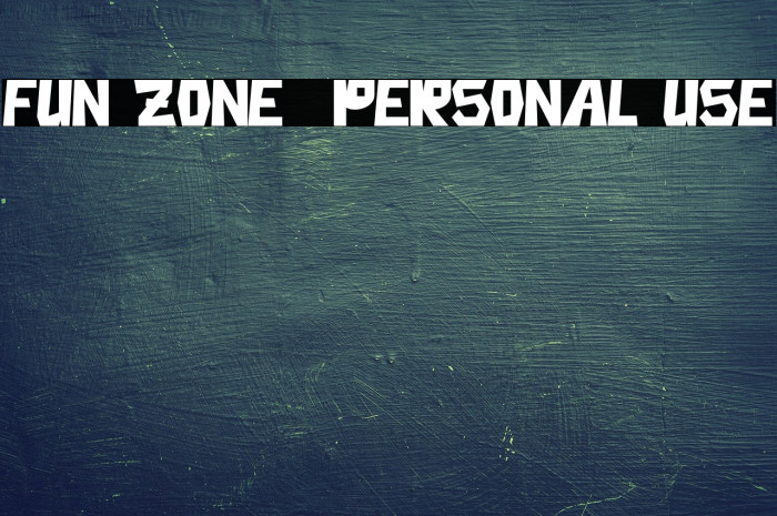 Fun Zone - Personal Use Example 2