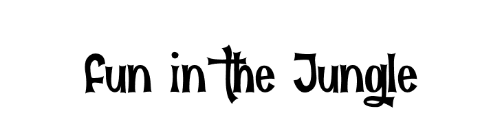 Fun in the Jungle  नि: शुल्क फ़ॉन्ट्स डाउनलोड