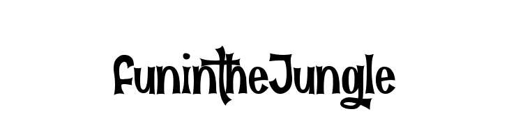 Fun in the Jungle  フリーフォントのダウンロード