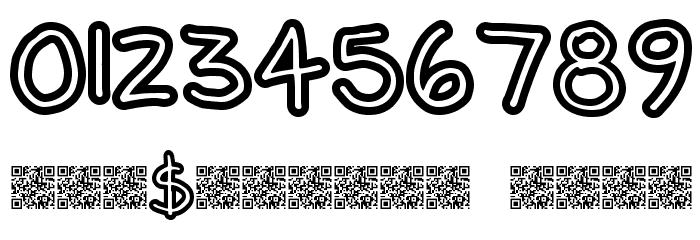 FunBear フォント その他の文字