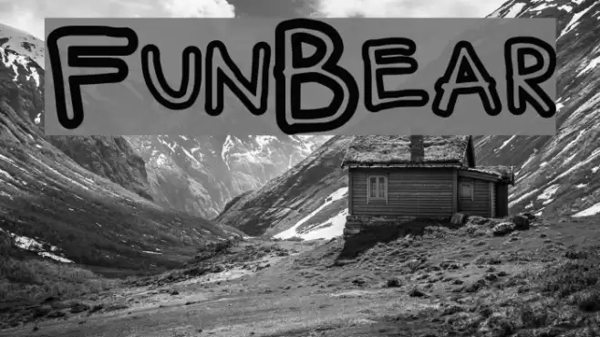 FunBear フォント examples