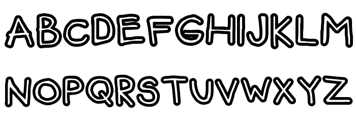 FunBear フォント 小文字