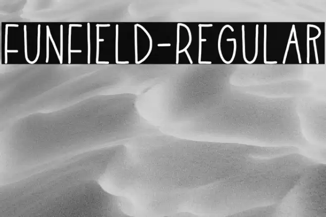 FunField-Regular Font examples