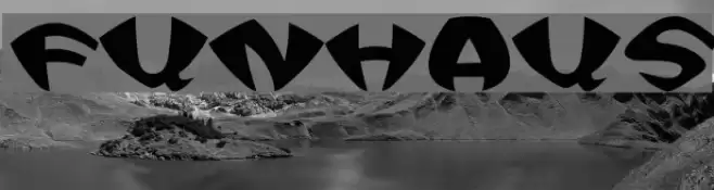 FunHaus Font examples