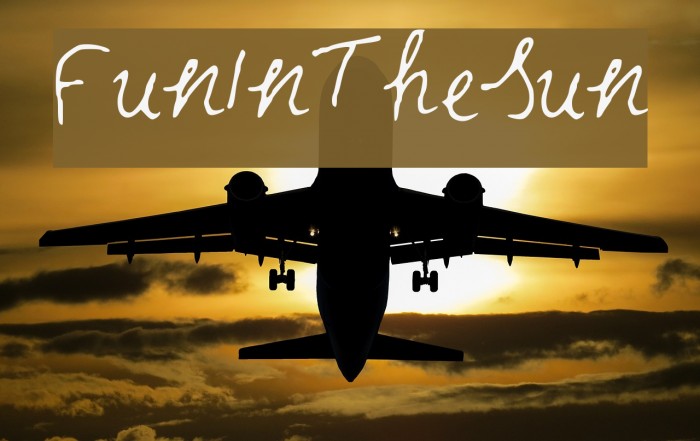 FunInTheSun Font examples