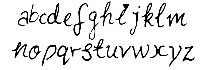 FunInTheSun Font LOWERCASE