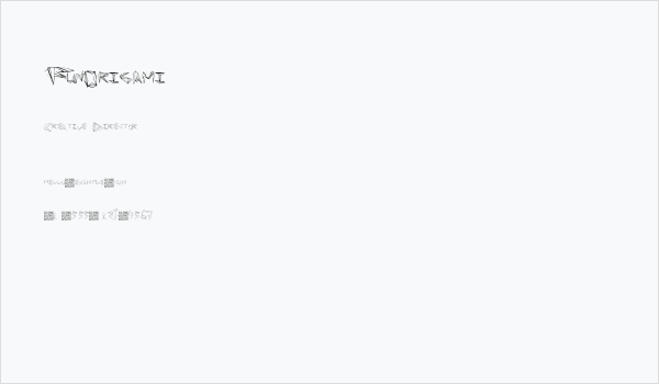 FunOrigami Business Card