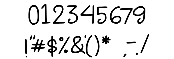 FunSchool Font OTHER CHARS