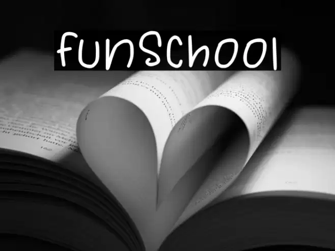 FunSchool Schriftart examples