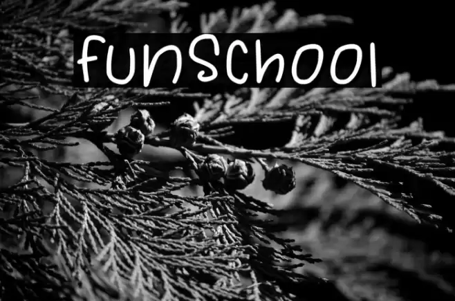 FunSchool Schriftart examples