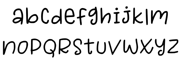 FunSchool Font LOWERCASE