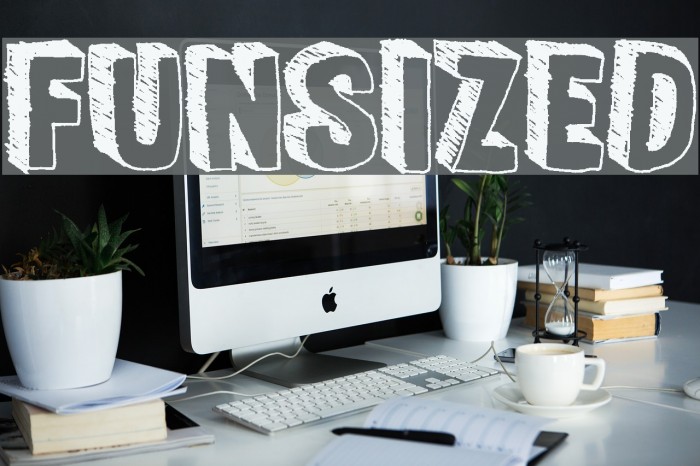 FunSized Font examples