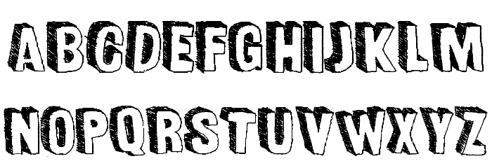 FunSized Font LOWERCASE