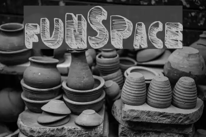 FunSpace Font examples