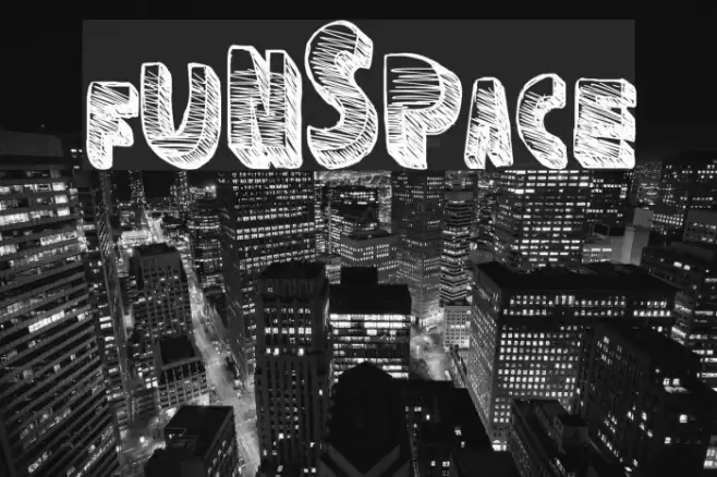 FunSpace Font examples
