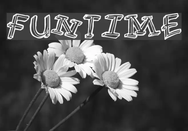 FunTime Шрифта examples