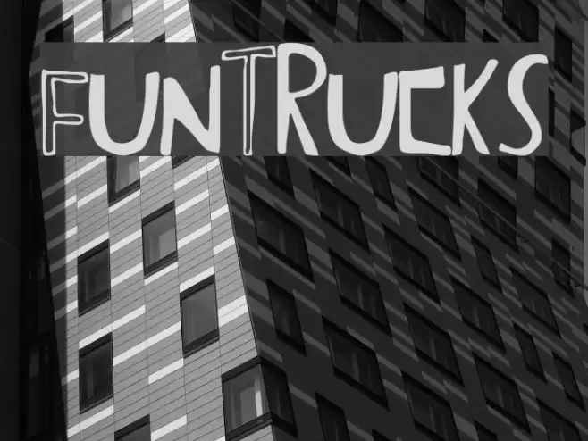 FunTrucks Font examples