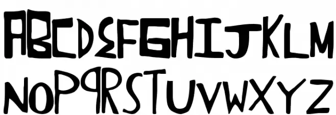 FunTrucks Caratteri MINUSCOLO