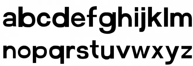 FunZone 3 Pro Condensed Regular Fuentes MINÚSCULAS