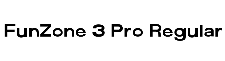 FunZone 3 Pro Regular Font