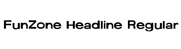 FunZone Headline Regular Font
