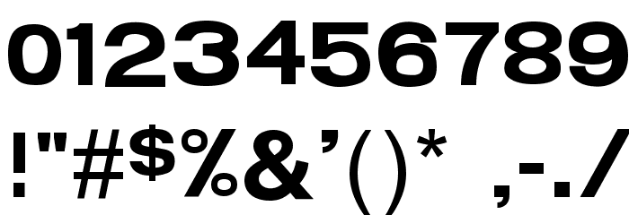 FunZone Headline Regular Font OTHER CHARS