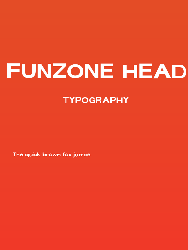 FunZone Headline Regular Poster