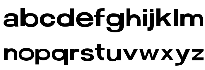 FunZone Headline Regular Font LOWERCASE