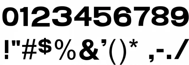FunZone Three Regular Font OTHER CHARS