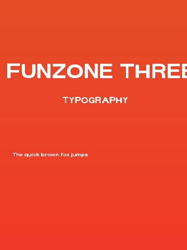 FunZone Three Regular Poster