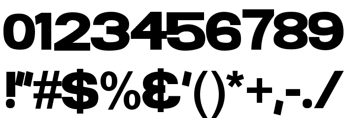FunZone Two Bold Font OTHER CHARS
