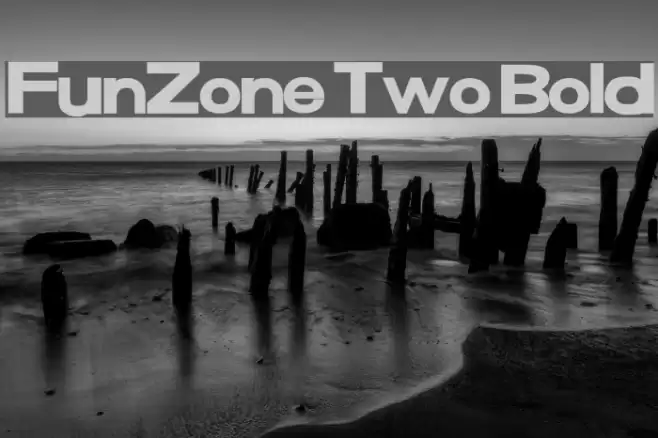 FunZone Two Bold Font examples