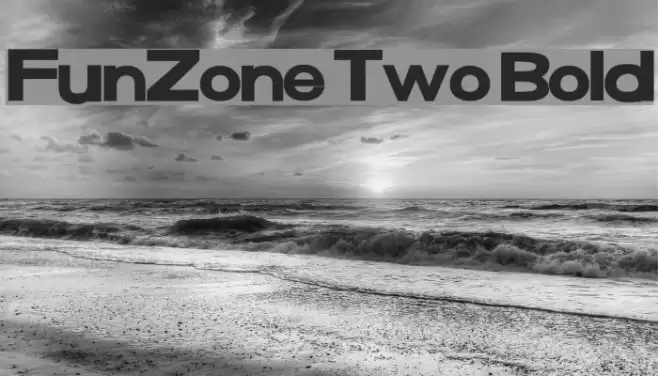 FunZone Two Bold Font examples